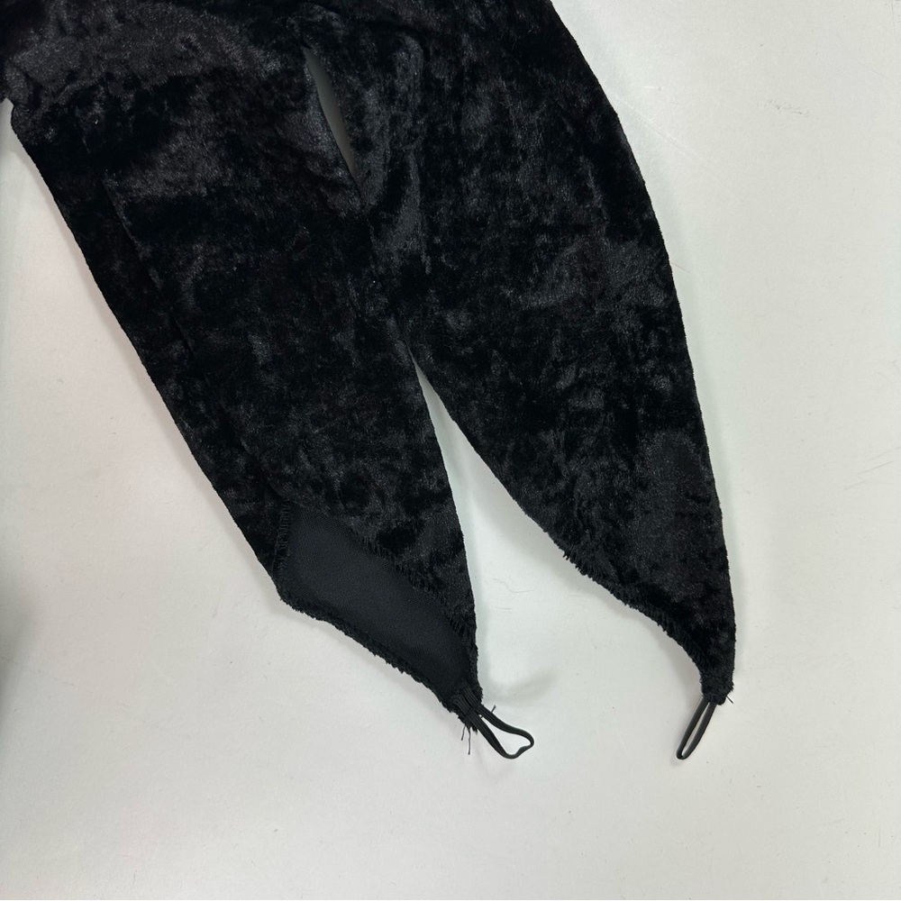 The Wizard Of Oz Long Black & Green Velvet Dress Halloween Costume Size Small - Picture 9 of 9
